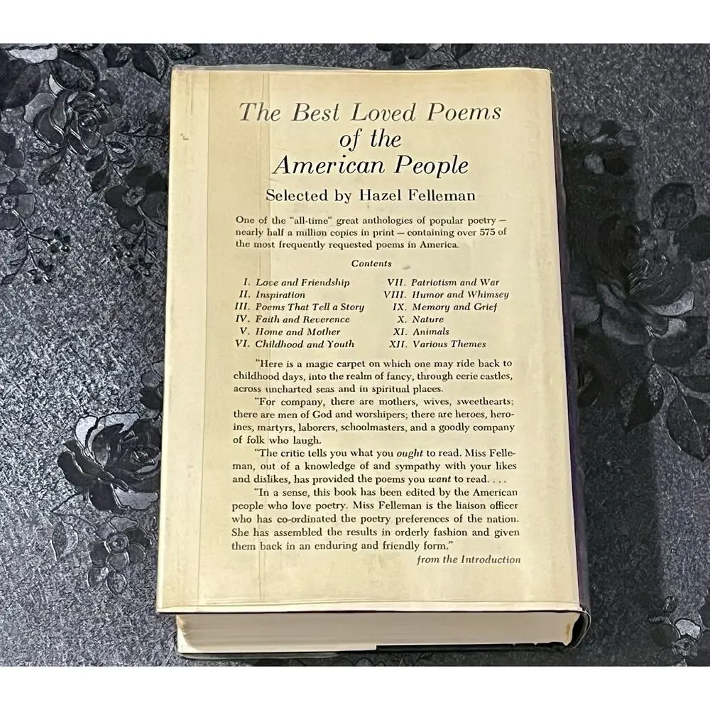 The Best Loved Poems of the American People 1936 Hazel Felleman 1960